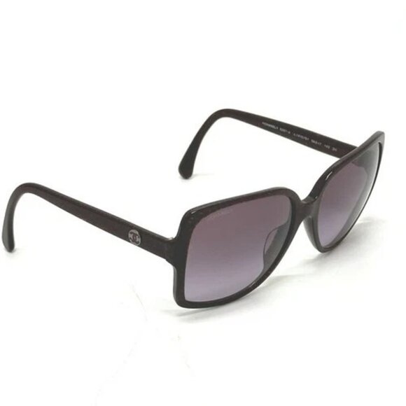 CHANEL 5267-A CC Mark eyewear glasses sunglasses Plastic Purple Based main image 13